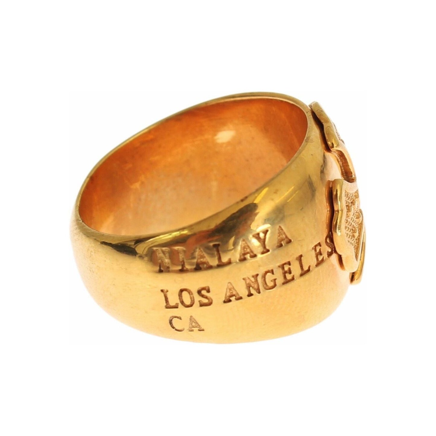 Nialaya Glamorous Gold-Plated Sterling Silver Ring Ring gold-plated-925-silver-womens-ring