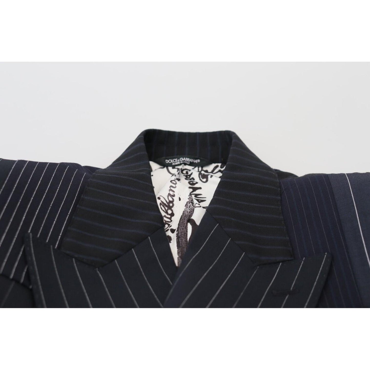 Dolce & GabbanaElegant Navy Slim-Fit Double Breasted BlazerMcRichard Designer Brands£1989.00