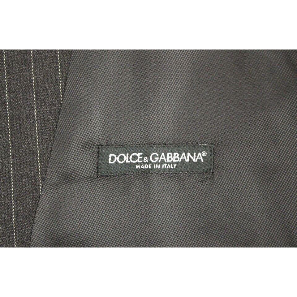 Dolce & GabbanaElegant Gray Striped Dress VestMcRichard Designer Brands£189.00