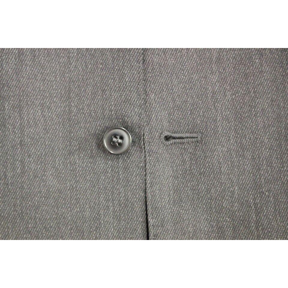 Dolce & Gabbana Elegant Gray Wool Formal Vest gray-wool-formal-dress-vest-gilet-weste-1
