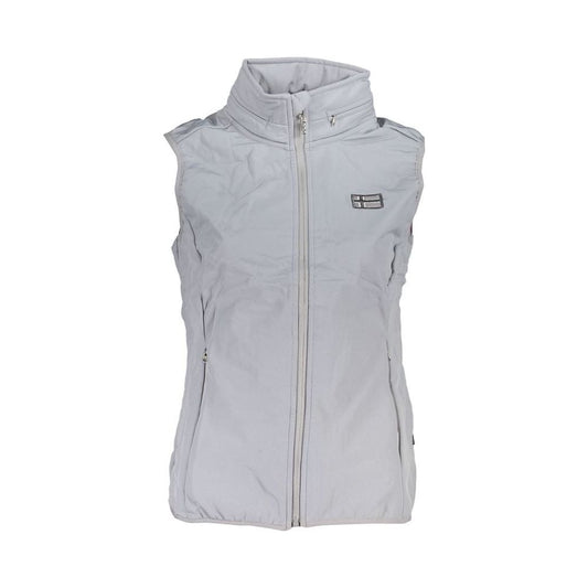 Scuola Nautica Gray Polyester Jackets & Coat gray-polyester-jackets-coat-2