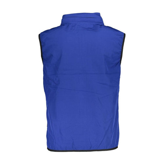 Scuola Nautica | Blue Polyester Jacket| McRichard Designer Brands   