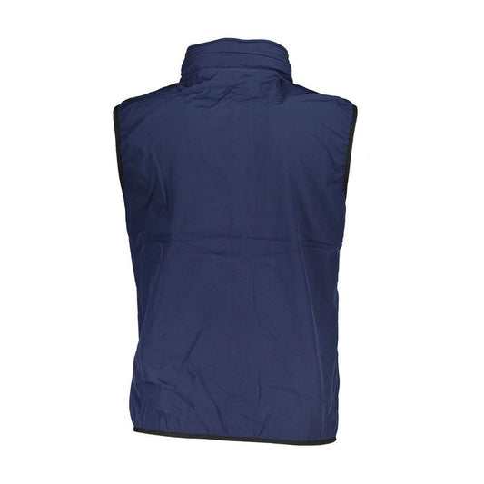 Scuola Nautica | Blue Polyester Jacket| McRichard Designer Brands   