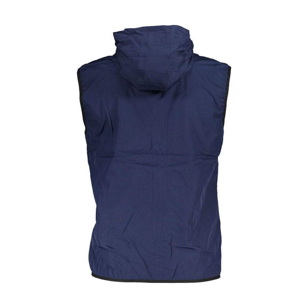 Scuola Nautica Blue Polyester Jacket blue-polyester-jacket-5