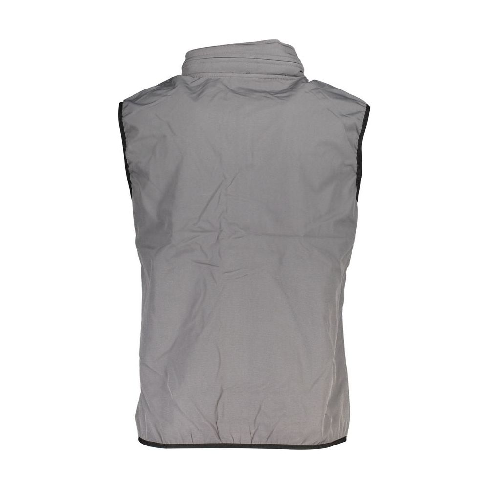 Scuola Nautica Gray Polyester Jacket gray-polyester-jacket-3