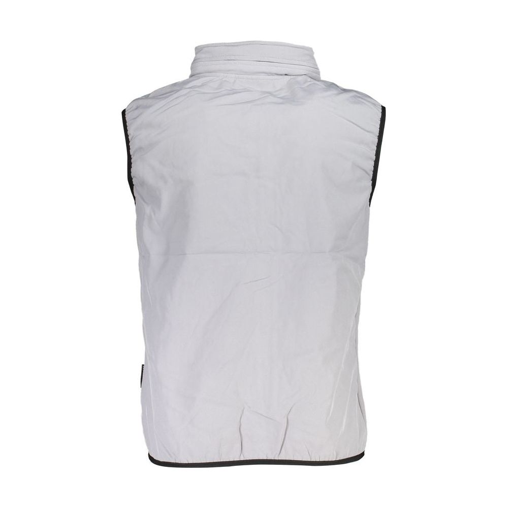 Scuola Nautica Gray Polyester Jacket gray-polyester-jacket-2