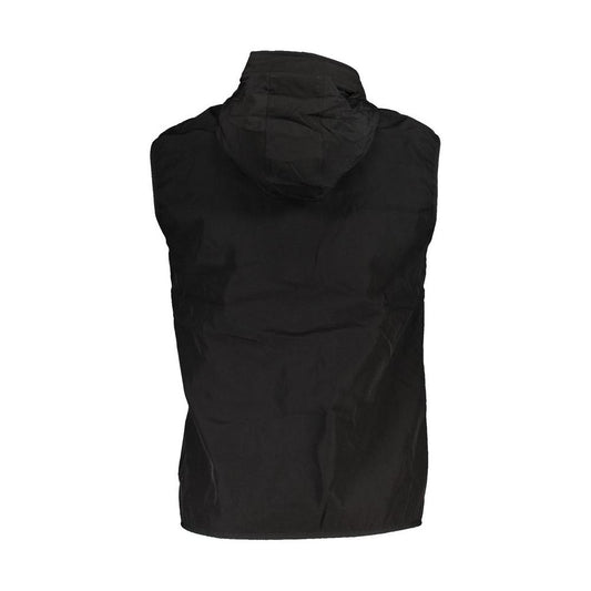 Scuola Nautica | Black Polyester Jacket| McRichard Designer Brands   