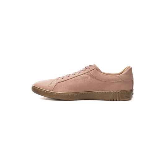 Bally | Elegant Pink Leather Lace-up Sneakers| McRichard Designer Brands   