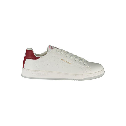 Sergio Tacchini | Sleek White Sneakers with Contrast Details| McRichard Designer Brands   