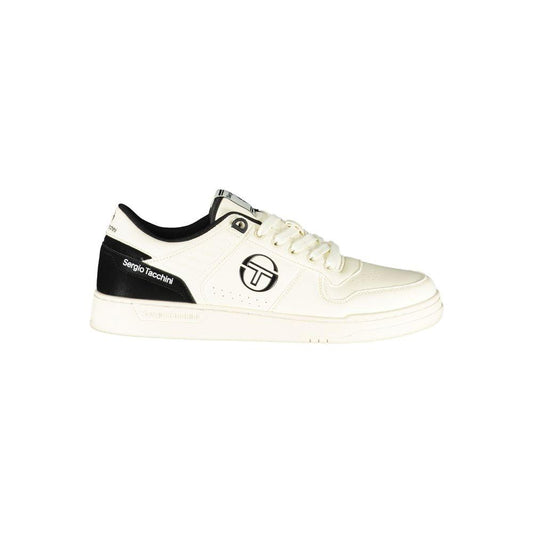 Sergio Tacchini | Chic White Sneakers with Contrast Details| McRichard Designer Brands   