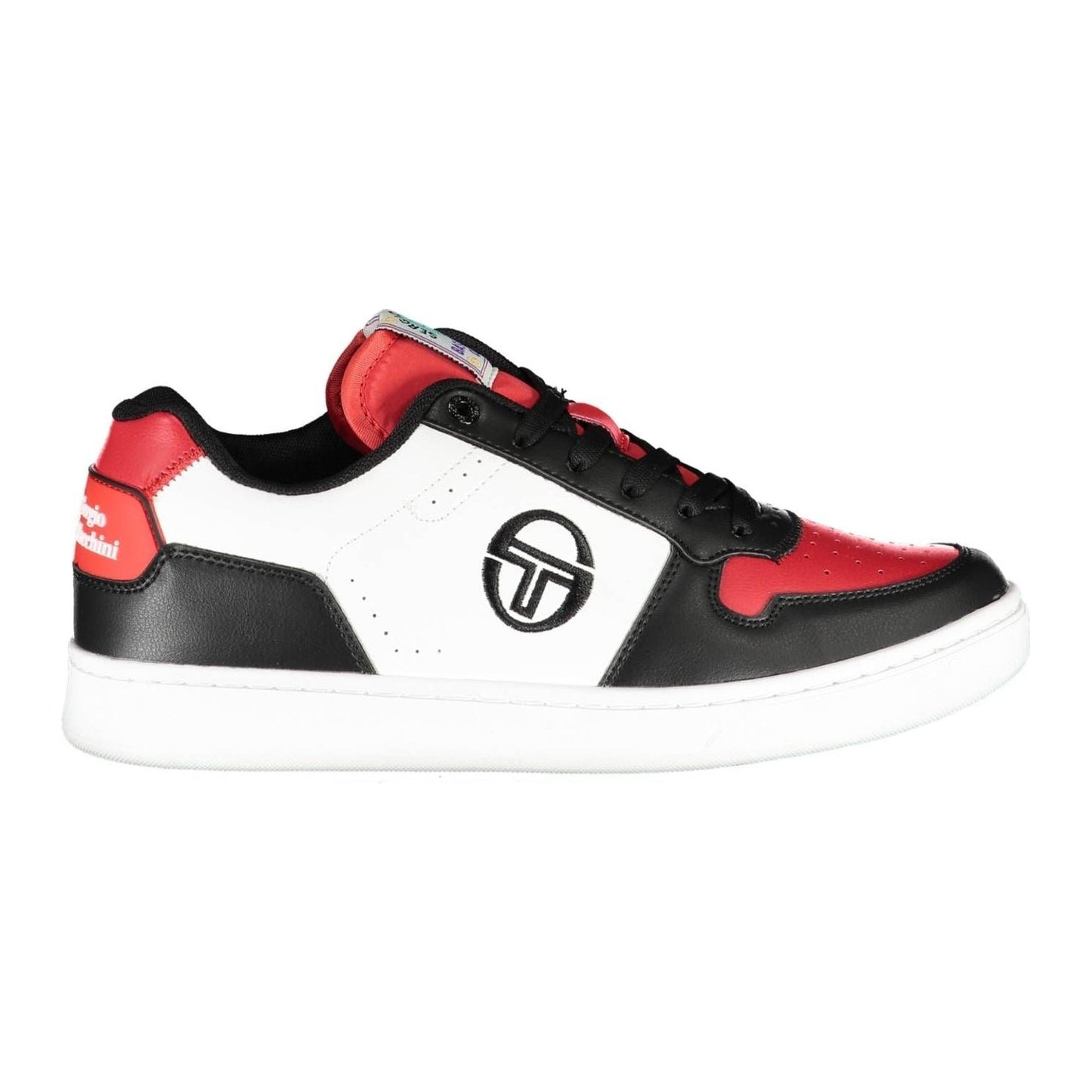 Chic Contrasting Lace-Up Sports Sneakers Sergio Tacchini