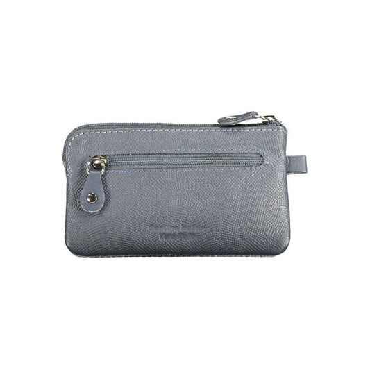 Blue Leather Wallet