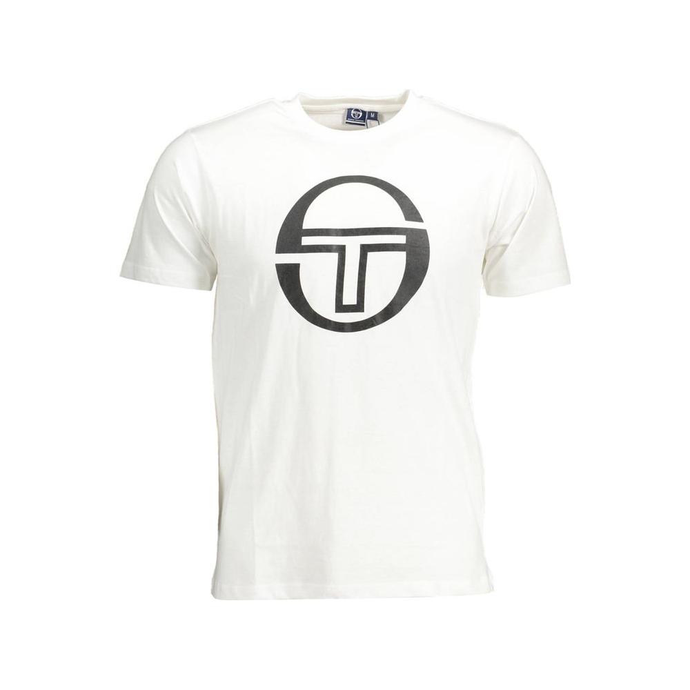 Sergio Tacchini White Cotton T-Shirt white-cotton-t-shirt-2
