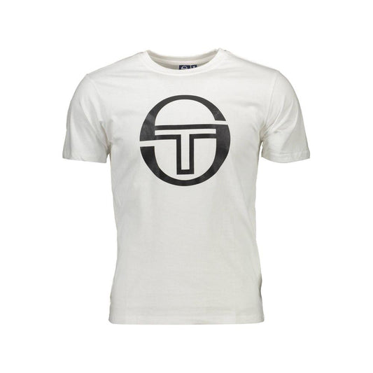 Sergio Tacchini White Cotton T-Shirt white-cotton-t-shirt-54