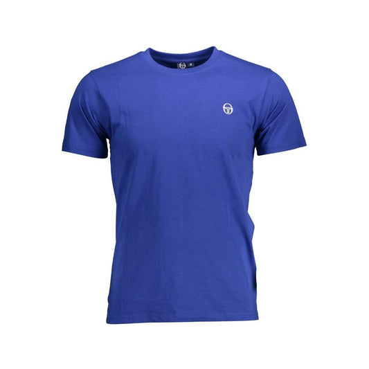 Sergio Tacchini Blue Cotton T-Shirt blue-cotton-t-shirt-158