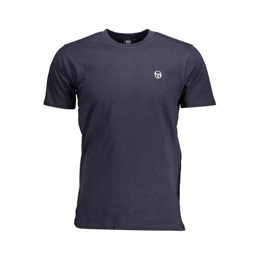 Sergio Tacchini Blue Cotton T-Shirt blue-cotton-t-shirt-62