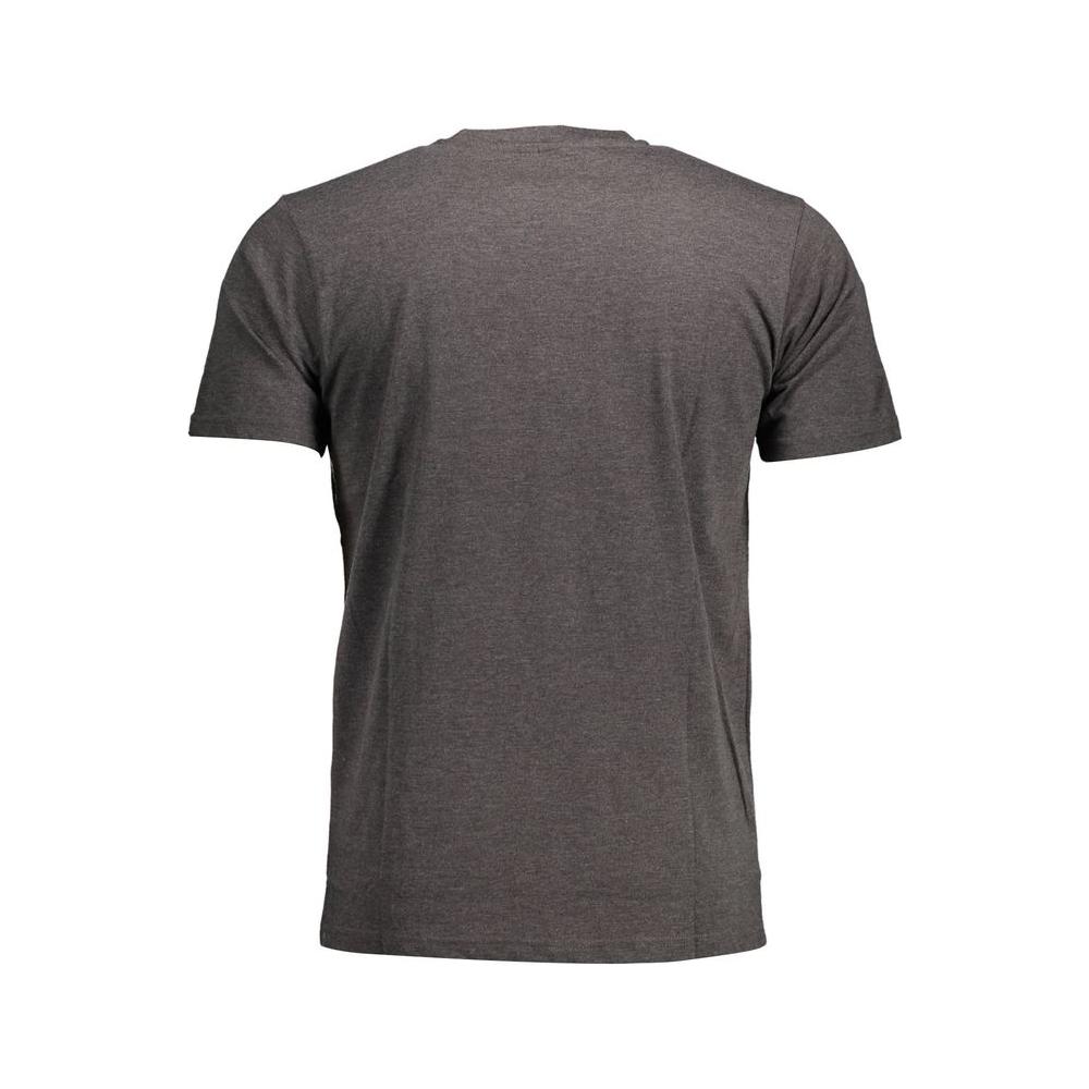Sergio Tacchini Gray Cotton T-Shirt gray-cotton-t-shirt-2