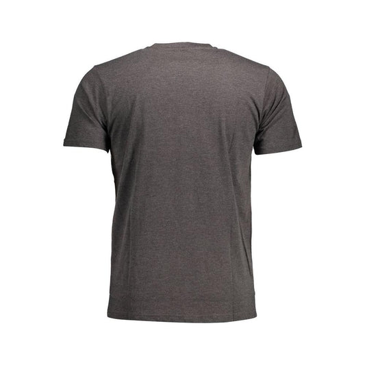 Sergio Tacchini Gray Cotton T-Shirt gray-cotton-t-shirt-2