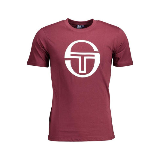 Sergio Tacchini Purple Cotton T-Shirt purple-cotton-t-shirt-2
