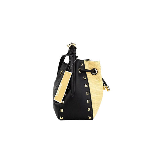Michael Kors Phoebe Small Straw Studded Faux Leather Bucket Messenger Bag Purse phoebe-small-straw-studded-faux-leather-bucket-messenger-bag-purse