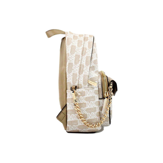 Michael Kors | Maisie Mini Camel Signature Canvas 2-n-1 Card Case Backpack Bag| McRichard Designer Brands   