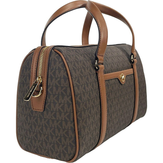 Michael Kors Travel Medium Duffle Satchel Crossbody Bag Purse Brown travel-medium-duffle-satchel-crossbody-bag-purse-brown