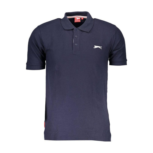 Slazenger Blue Cotton Polo Shirt blue-cotton-polo-shirt-57