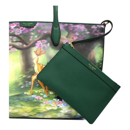 Kate Spade Disney Sutton Bambi Coated Canvas Shoulder Tote Handbag Purse disney-sutton-bambi-coated-canvas-shoulder-tote-handbag-purse
