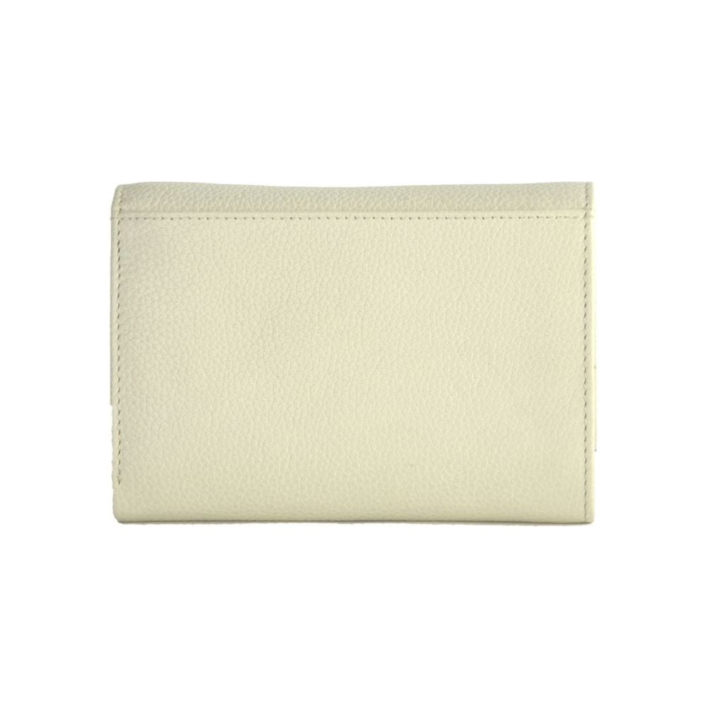 Baldinini Trend Elegant Cream Calfskin Wallet elegant-cream-calfskin-wallet