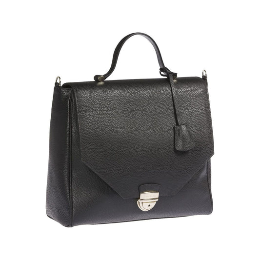 Trussardi Elegant Embossed Leather Handbag elegant-embossed-leather-handbag