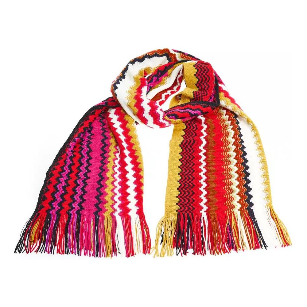 Missoni Geometric Patterned Fringed Scarf in Vibrant Hues geometric-patterned-fringed-scarf-in-vibrant-hues