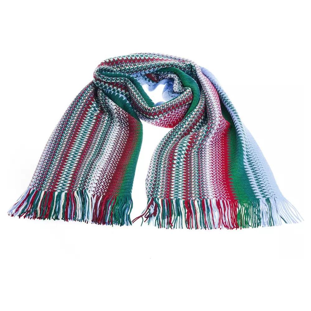 Missoni Vibrant Geometric Patterned Fringe Scarf vibrant-geometric-patterned-fringe-scarf