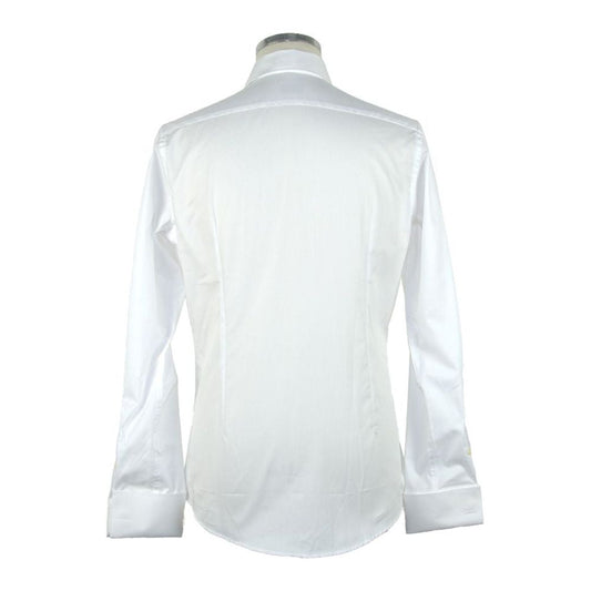 Made in ItalyElegant Ceremony White Cotton ShirtMcRichard Designer Brands£79.00