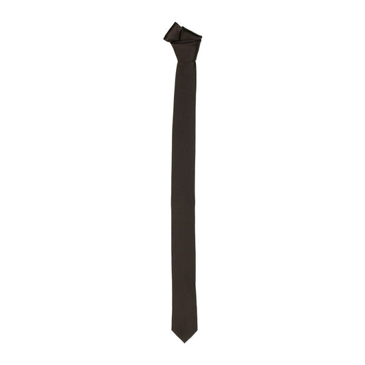 Elegant Burgundy Silk Slim Tie - 40mm