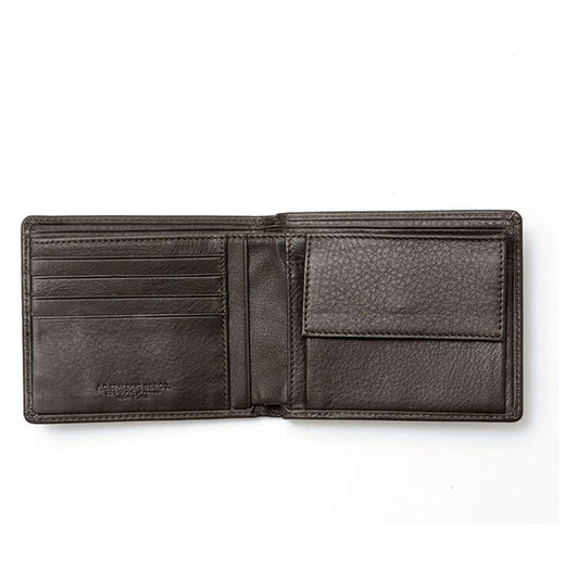 A.G. Spalding & Bros Manhattan Elegance Horizontal Wallet in Dark Brown brown-calfskin-wallet-1