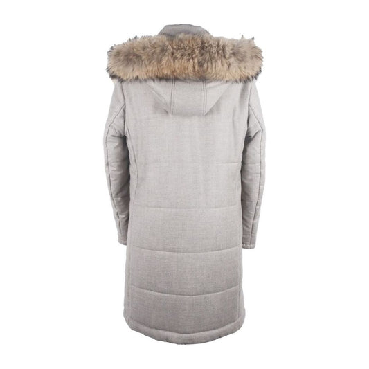 Made in Italy Italian Elegance Wool-Cashmere Men's Raincoat italian-elegance-wool-cashmere-mens-raincoat