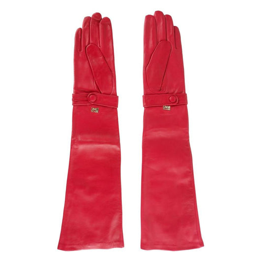 Cavalli Class Elegant Lambskin Leather Gloves in Pink clt-cavalli-class-glove-7