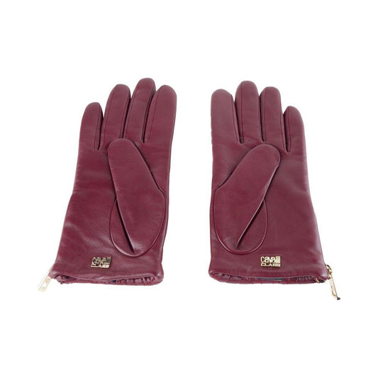 Elegant Burgundy Lambskin Gloves