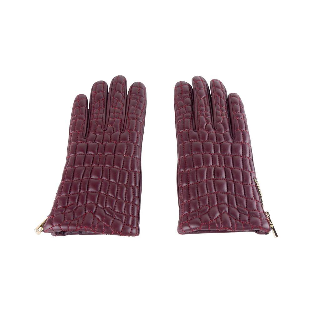 Cavalli Class Elegant Lambskin Leather Gloves in Pink cqz-cavalli-class-glove-6