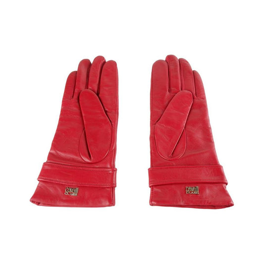 Cavalli Class Chic Lamb Leather Lady Gloves in Pink clt-cavalli-class-glove-4