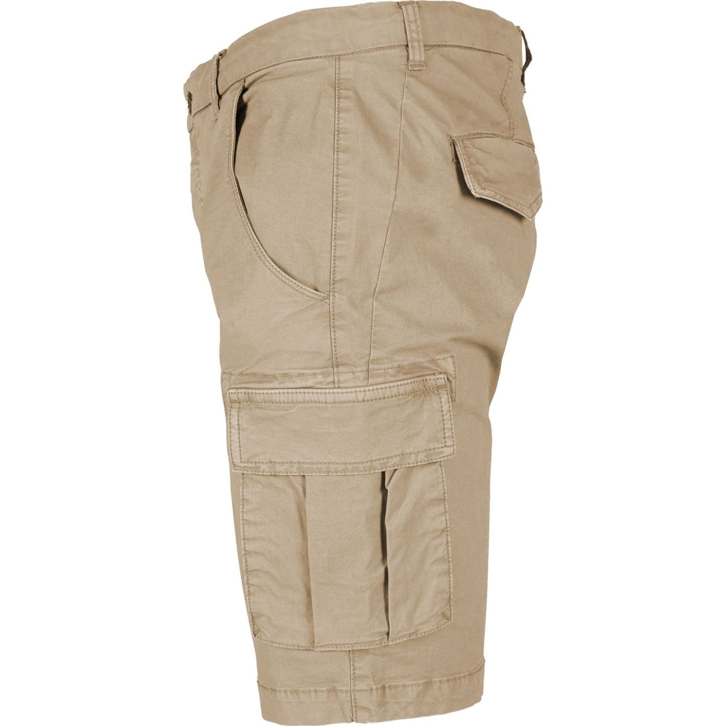 Yes Zee Beige Cargo Bermuda Shorts with Stretch Comfort beige-cargo-bermuda-shorts-with-stretch-comfort