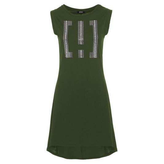 Imperfect Embellished Army Green Maxi Dress - Dazzle with Comfort green-cotton-dress