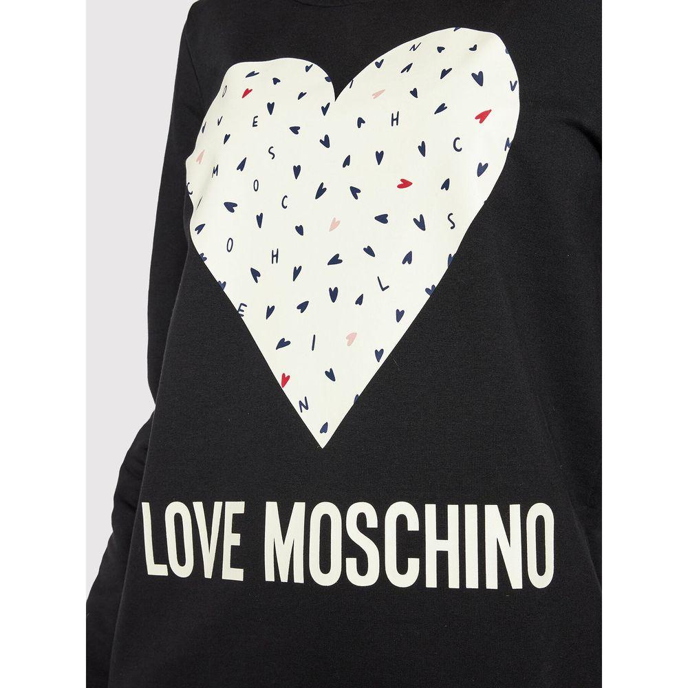 Love Moschino Chic Blue Cotton Love Moschino Dress chic-blue-cotton-love-moschino-dress