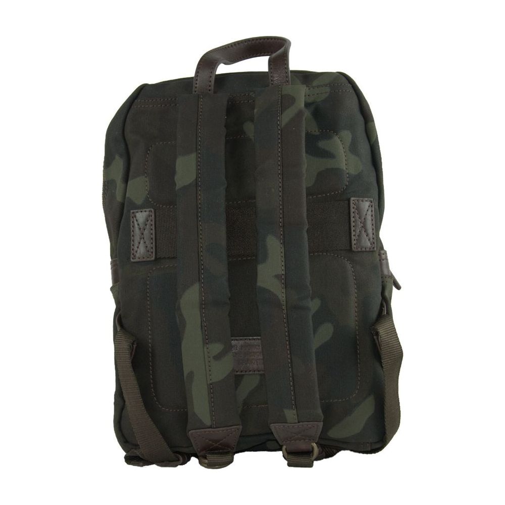 A.G. Spalding & Bros Chic Camouflage Round Backpack green-cotton-backpack