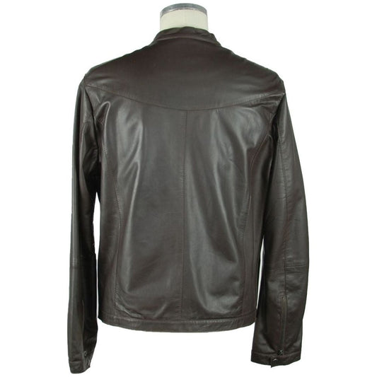 Emilio Romanelli Elegant Leather Jacket