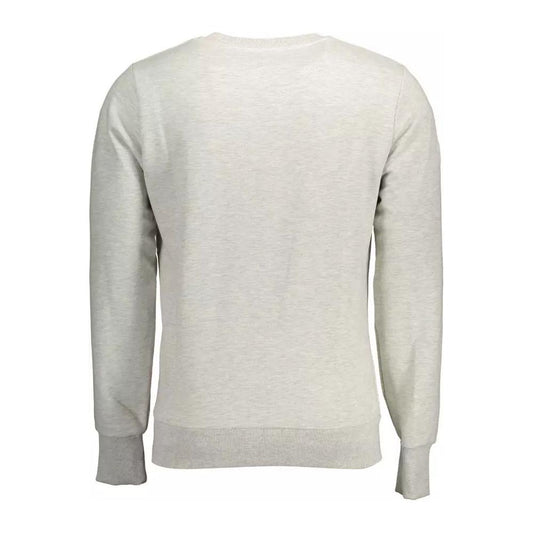 Superdry | Chic Gray Embroidered Sweatshirt| McRichard Designer Brands   