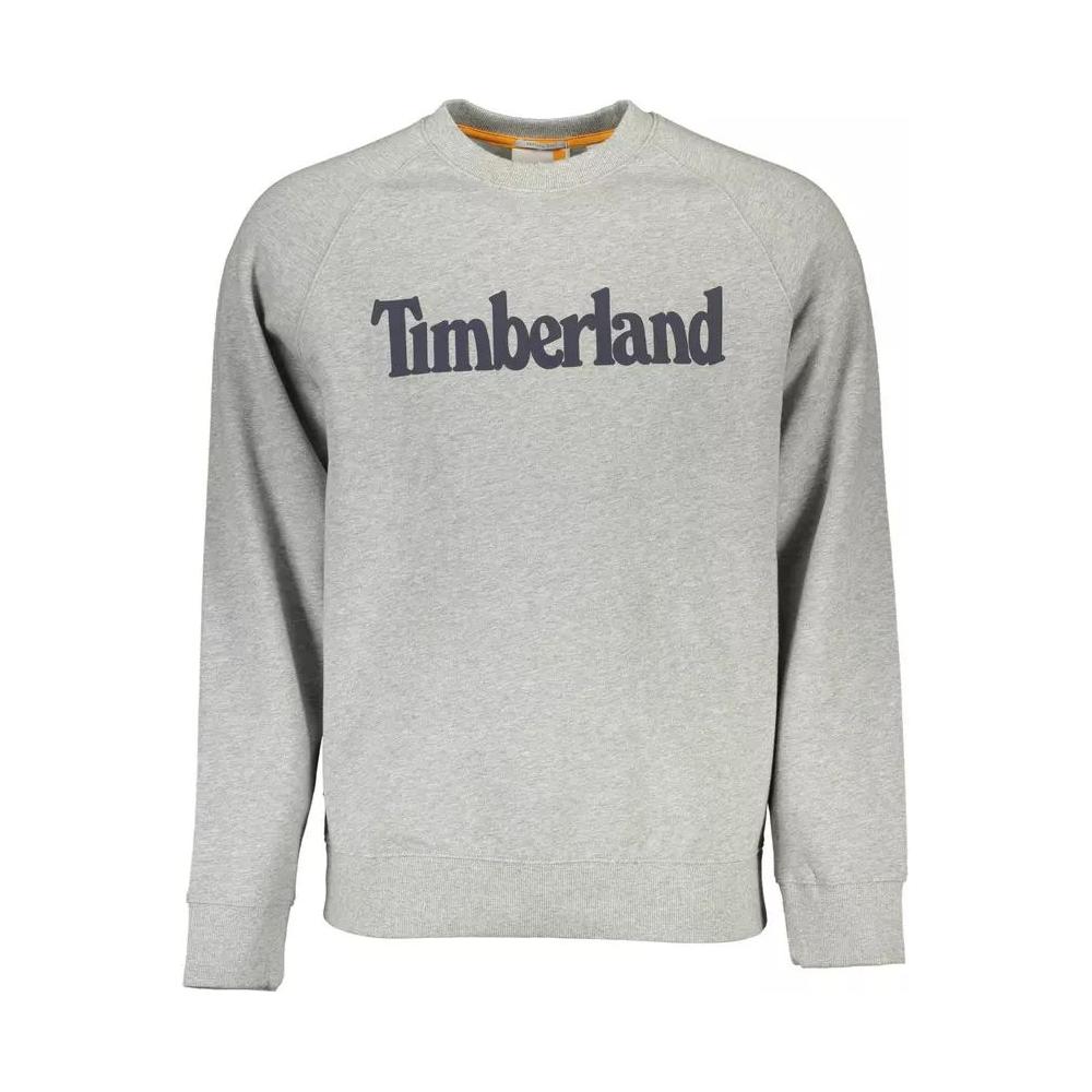 Timberland | Eco-Conscious Gray Crewneck Sweater| McRichard Designer Brands   