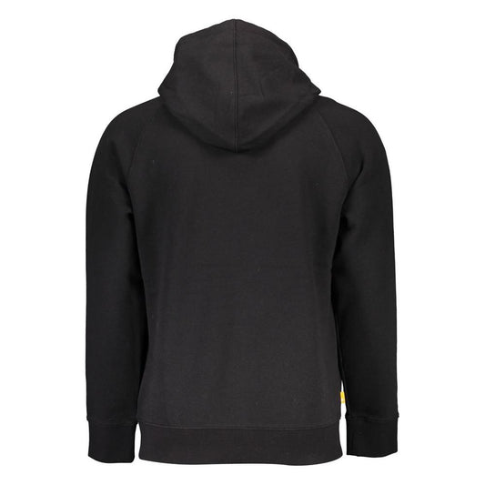 Timberland Sleek Black Hoodie with Contrasting Accents sleek-black-hoodie-with-contrasting-accents