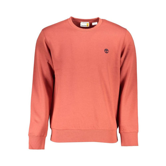Timberland | Chic Pink Fleece Crew Neck Sweatshirt| McRichard Designer Brands   