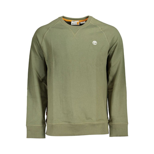 Timberland | Classic Green Brushed Crew Neck Sweatshirt| McRichard Designer Brands   
